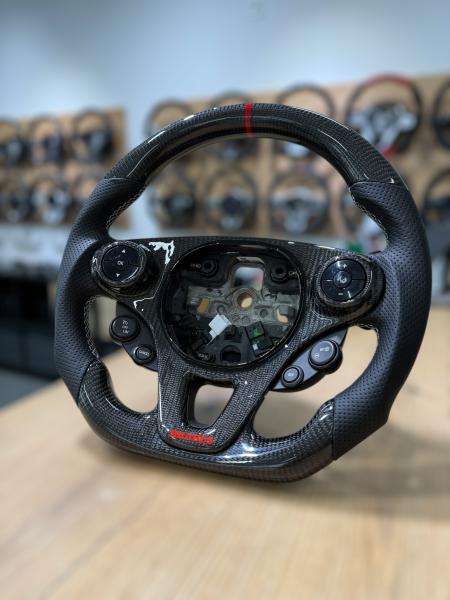 CARBON Lenkrad für Smart 451 453 BRABUS Lenkrad neu Beziehen